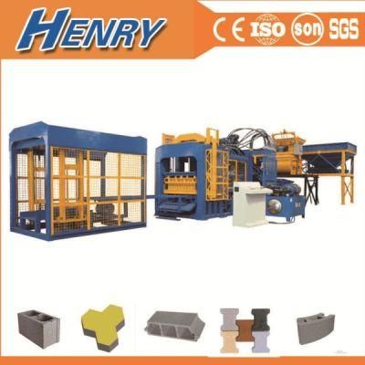 Qt 8-15 Full Automatic Hydraulic Hollow Brick Making Machine&#160; Concrete Block Machine Line &#160;