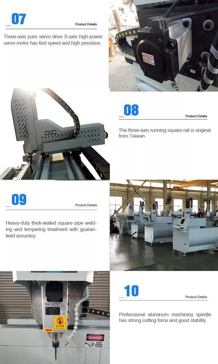 Aluminum Copy Router Window and Door Making Machine