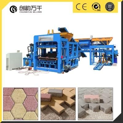 Qt 12-15 Concrete Cement Fully Automatic Block Machine