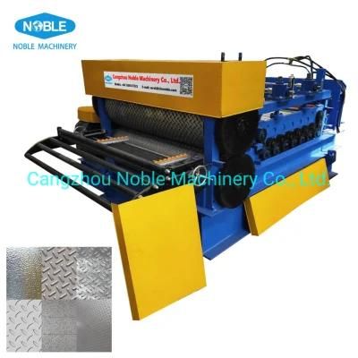 China Metal Sheet Board Embossing &amp; Leveling &Cutting Machine