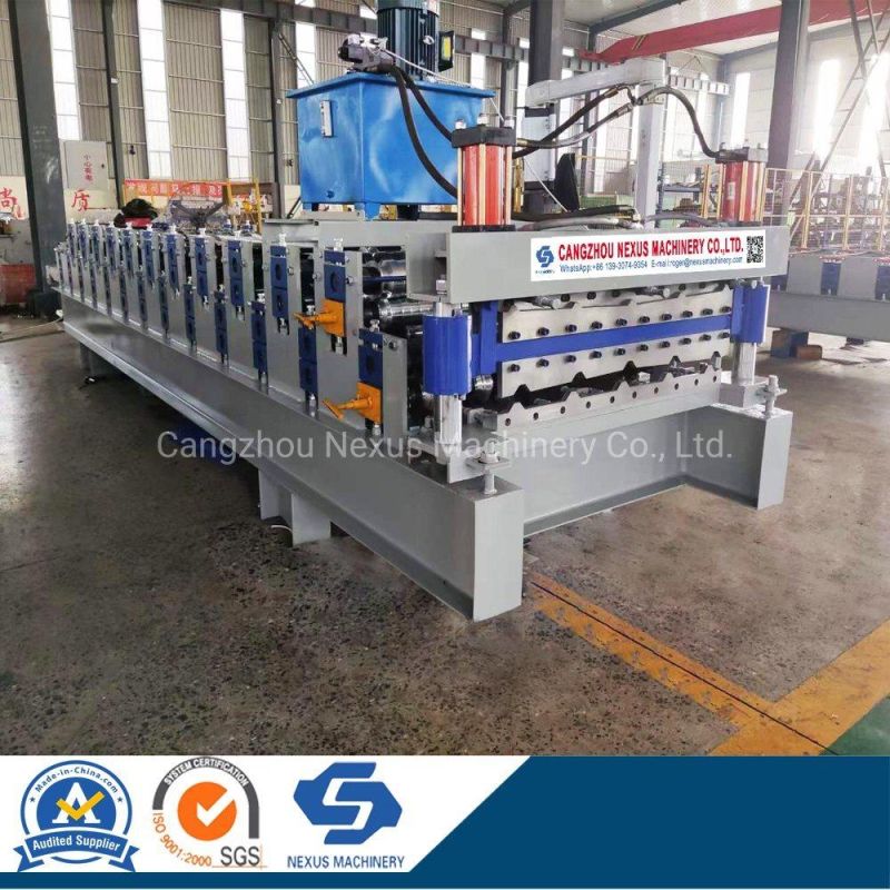 Double Layer PPGI Roofing Iron Ibr Sheet Roll Forming Machine