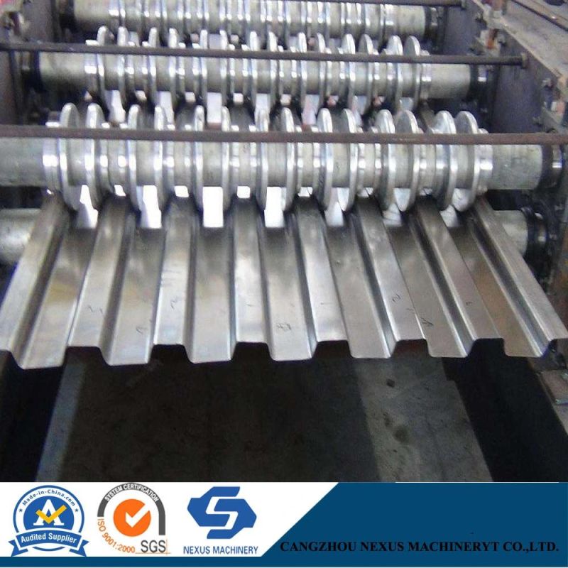 Container Panel Truck Board Cold Roll Forming Machine with Gr15 Bearing Steel Rollers