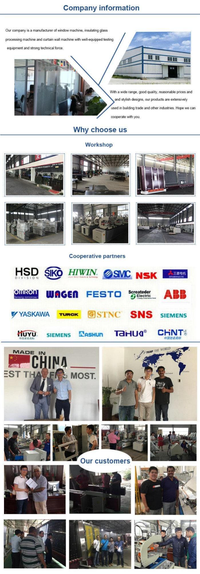 Aluminum/UPVC/PVC Profile Double Head Cutting Saw/Aluminum Profile Cutting Machine/UPVC and Aluminum Window Door Making Machine