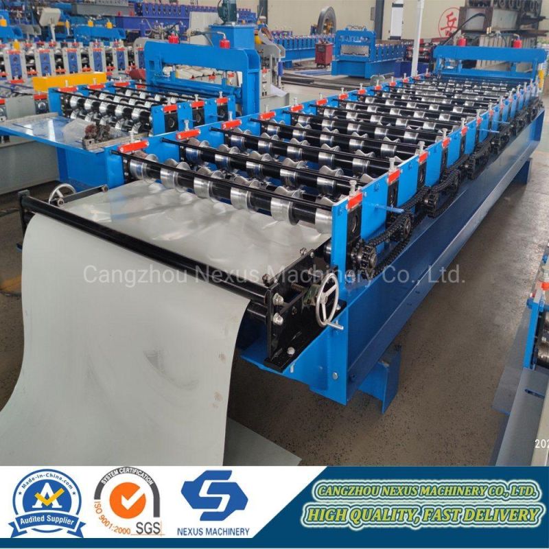 Ribtype Roof Sheet Roll Forming Machine with 1220mm Coil Width for Philippines Market