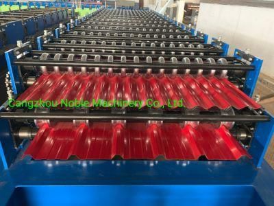 Colored Steel Circular Wave Profile Corrugated Roofing Sheet Rolling Panel Tile Making Roll Forming Machine