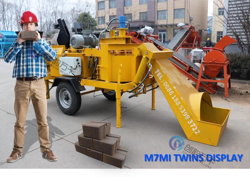 M7mi Hydraulic Build Machinery Interlock Clay Brick Making Machine Clay Brick Making Production Line