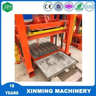 Hot Selling Qtj4-40 Concrete Cement Hollow Solid Pavement Interlocking Brick Making Machine for Sale