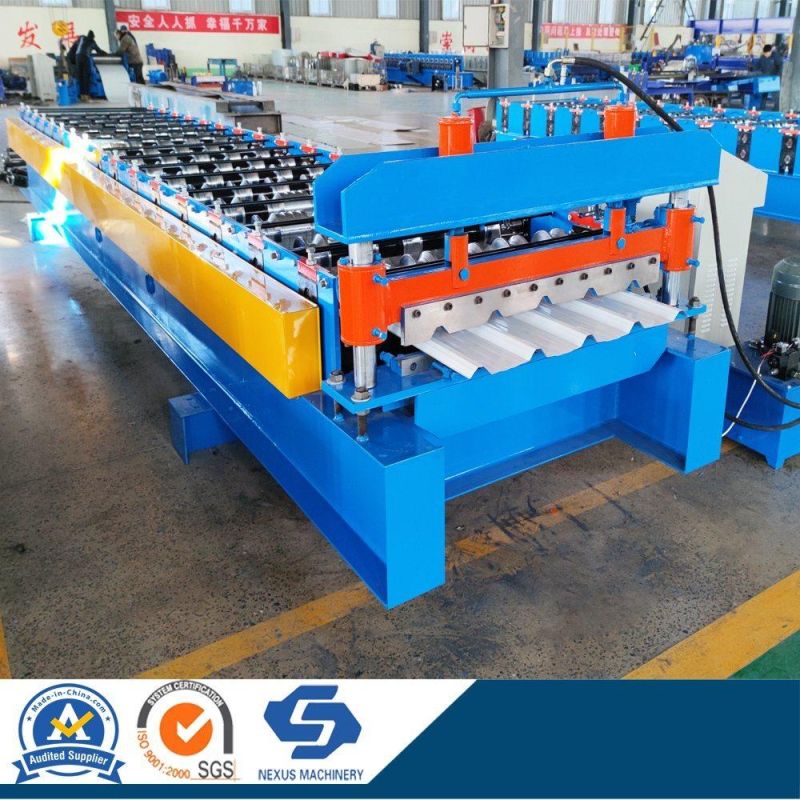 Hispan Roof Sheet Roll Forming Machine Steel Long Span Roofing Panel Making Machinery