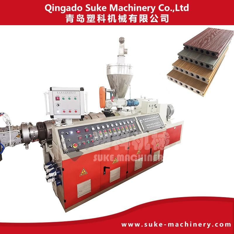 WPC Wood Plastic Board Extrusion Making Extruder Machine