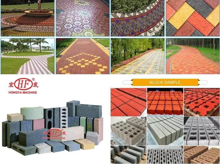 The Pavements of The Streets and Curbs of Sidewalks Brick Making Machine