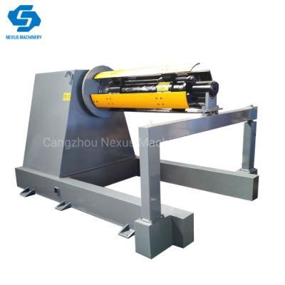 5t 8t 10t Hydraulic Decoiler Automatic Uncoiler Machine Without Car