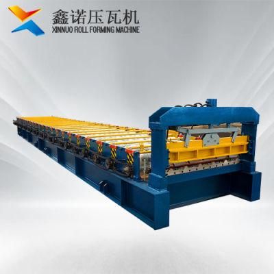 1000 Horizontal Steel Silo Roll Forming Machine Parking Tiles Making Machinery