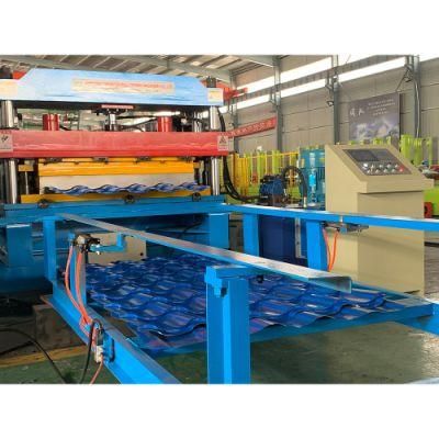 Automatic Glazed Metal Roof Tile Steel Roll Forming Machine