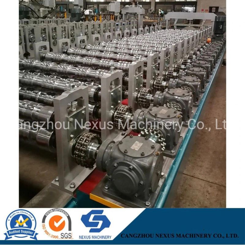 PLC Control Colored Cold Steel High Speed Glazed Tile Roll Forming Machine