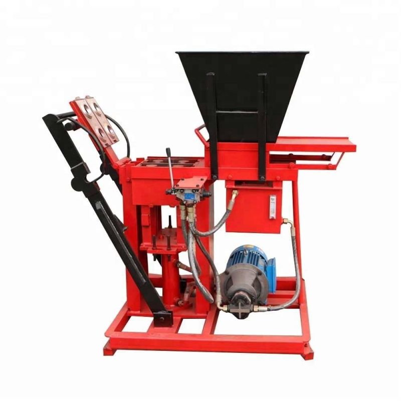 Qt2-15 Small Clay Soil Earth Interlocking Brick Block Making Machine