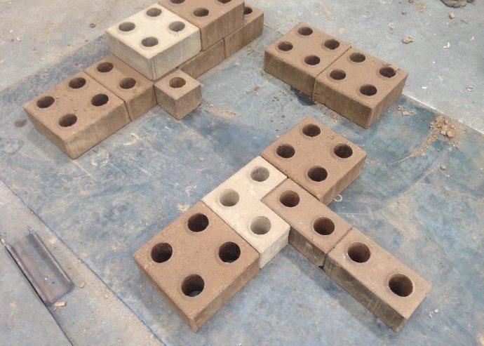 Manual Compressed Earth Brick Block Clay Machine Maker