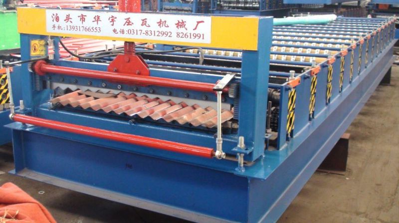 Hebei Xinnuo 988 Corrugated Iron Roof Making Machine Roll Forming Machinery