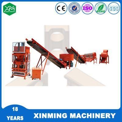 Xm2-10 Hydraulic Clay Soil Mud Brick Moulding Block Making Machine with Factory Price