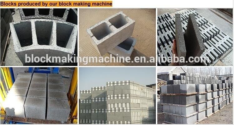 Qtm10-15 Movable Egg Layer Concrete Block Making Machine Interlocking Block Machine