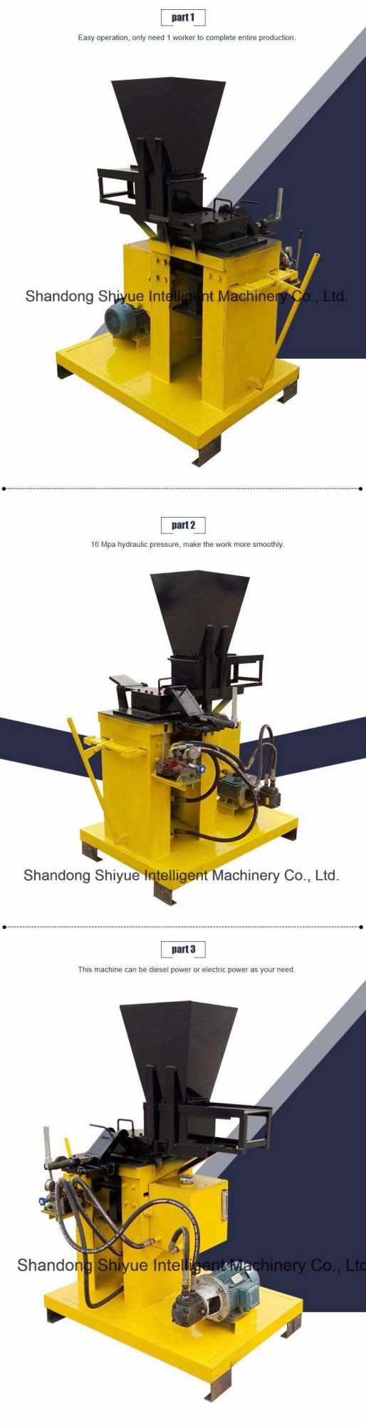 Eco Brb Hydraform Brick/Block Making Machine Price