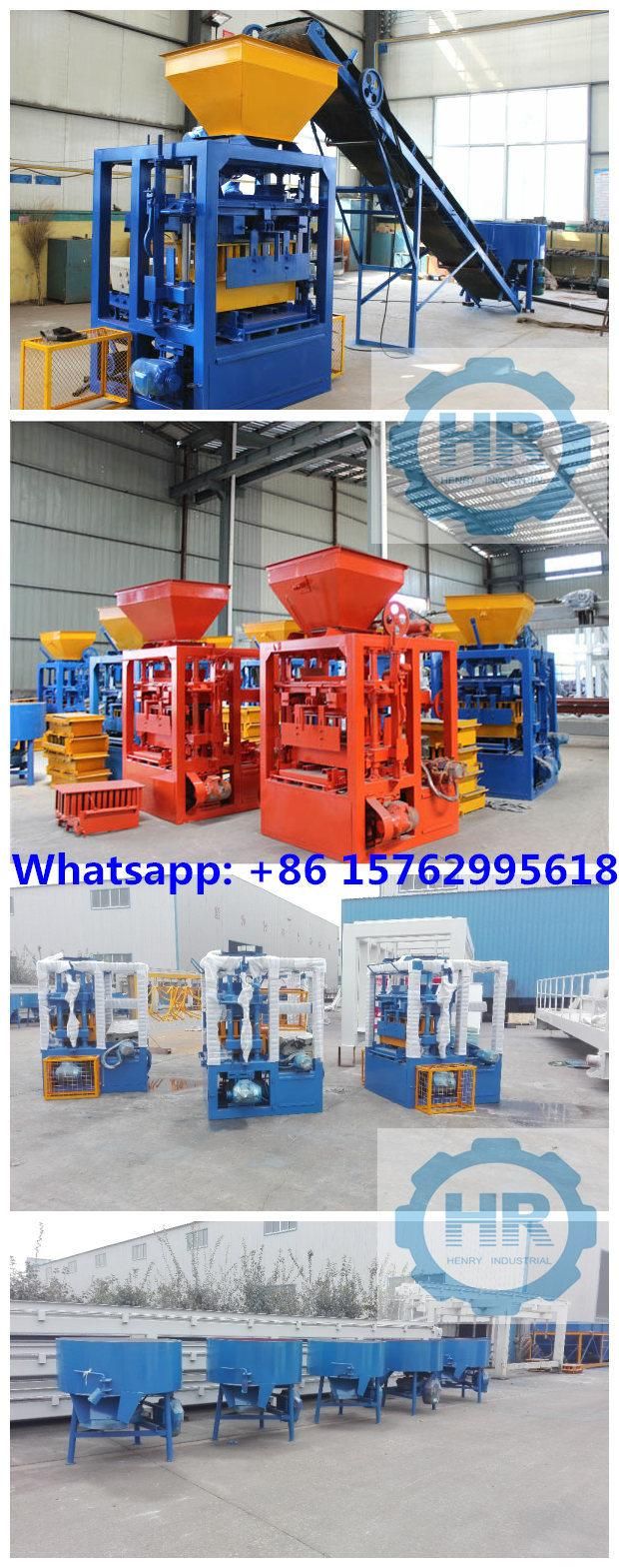 Qt4-24 Cement Hollow Block Machinery Pricelist of Concrete Block Making Machine