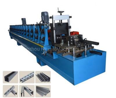 High Speed Solar Photovoltaic Stents Stud Roll Forming Machine