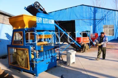 Hr4-10 Hydraulic Press Paver Block Machine Building Material Block Machinery Automatic Fly Ash Brick Making Machine