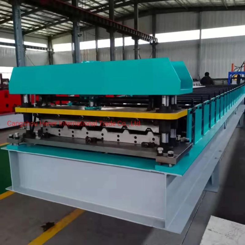 Galvanized Steel Roof and Wall Panel Cold Roll Forming Machine