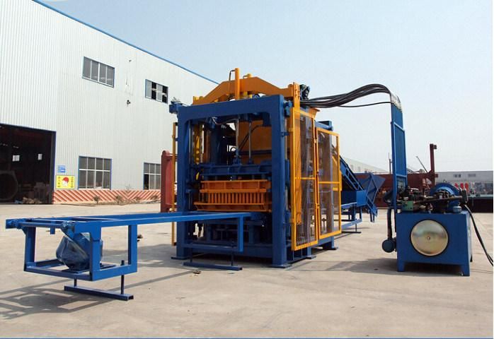 Qt4-15 Automatic Hydraulic Pressure Brick Block Making Machines Bangladesh Concrete Block Machine Ghana Africa