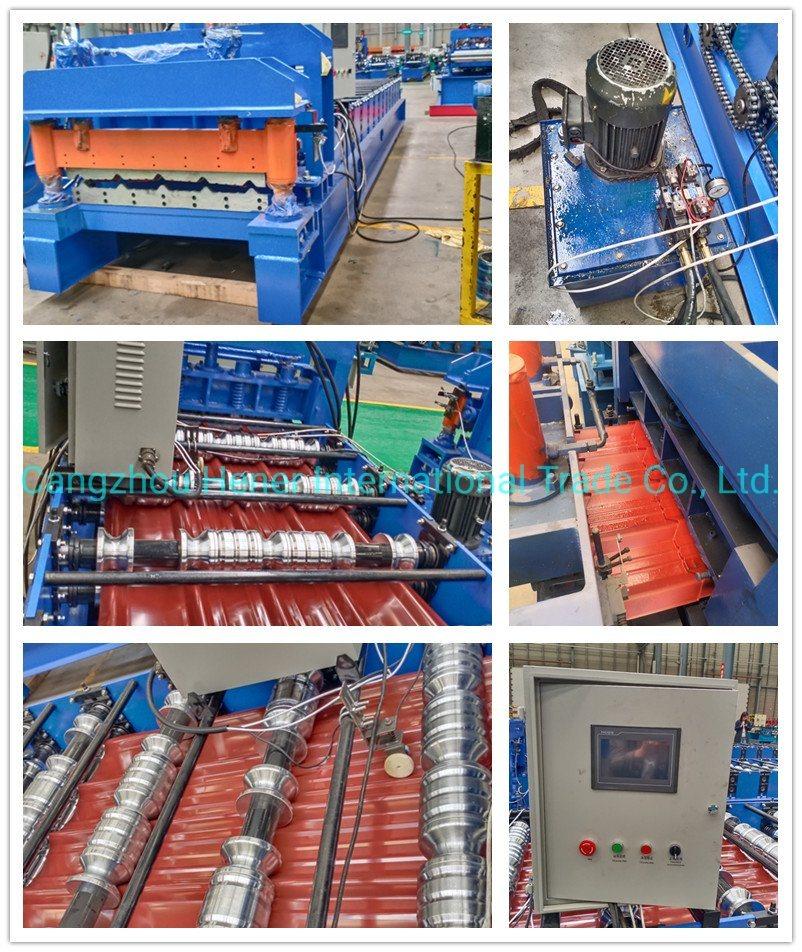 Cold Color Steel Sheet Glazed Tile Roof Roll Forming Machine