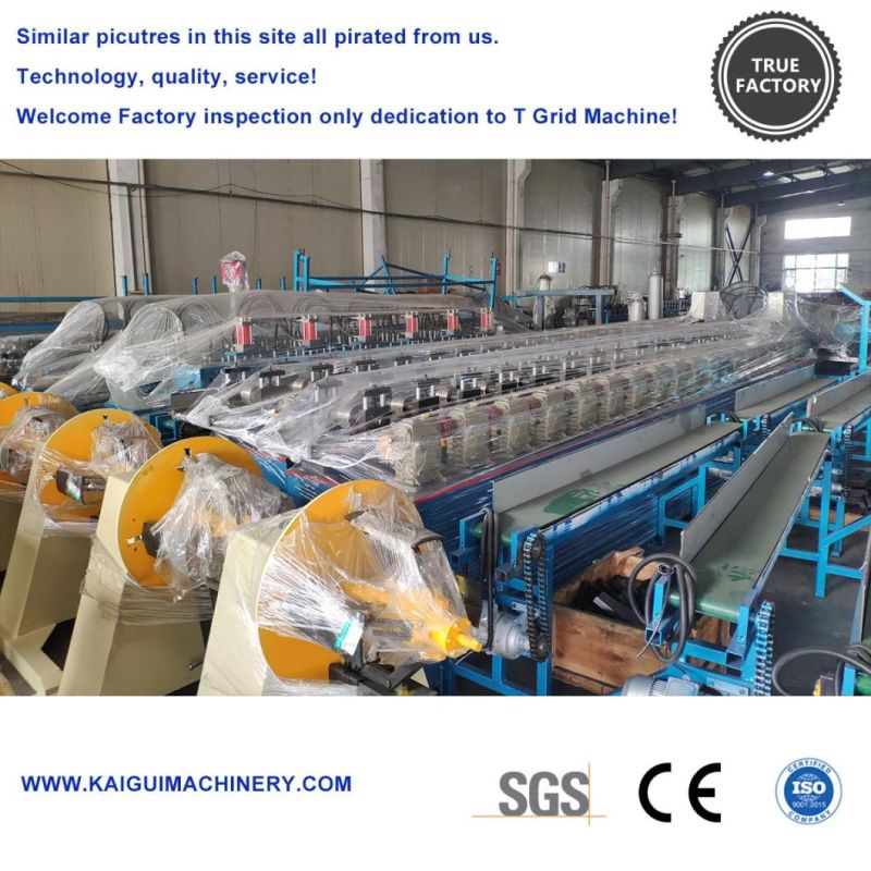 Automatic Ceiling T Grid Roll Forming Machine for Main Tee, Cross Tee