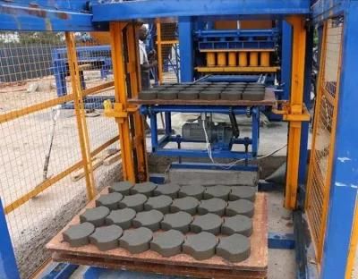 Construction Equipment Qt4-15 Building Block Concrete Brick Machine
