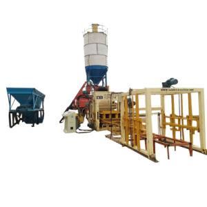 Qt4-15 Full Automatic Hydraulic Block Machine Line Plant in Ghana