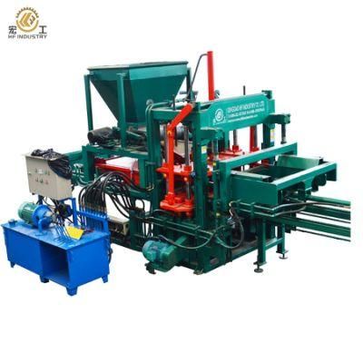 Qt4-20 Interlocking Concrete Hollow Blcok Brick Making Machine