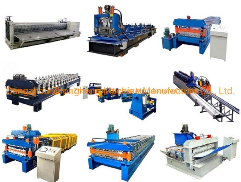 Glazed Metal Roof Sheet Tile Roll Forming Machine Zinc Metal Roofing Panel Making Machine
