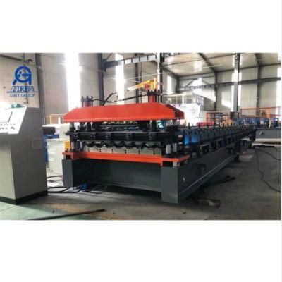 Metal Roofing Sheet Making Machine Automatic Color Steel Trapezoidal Roof Tile Roll Forming Machinery