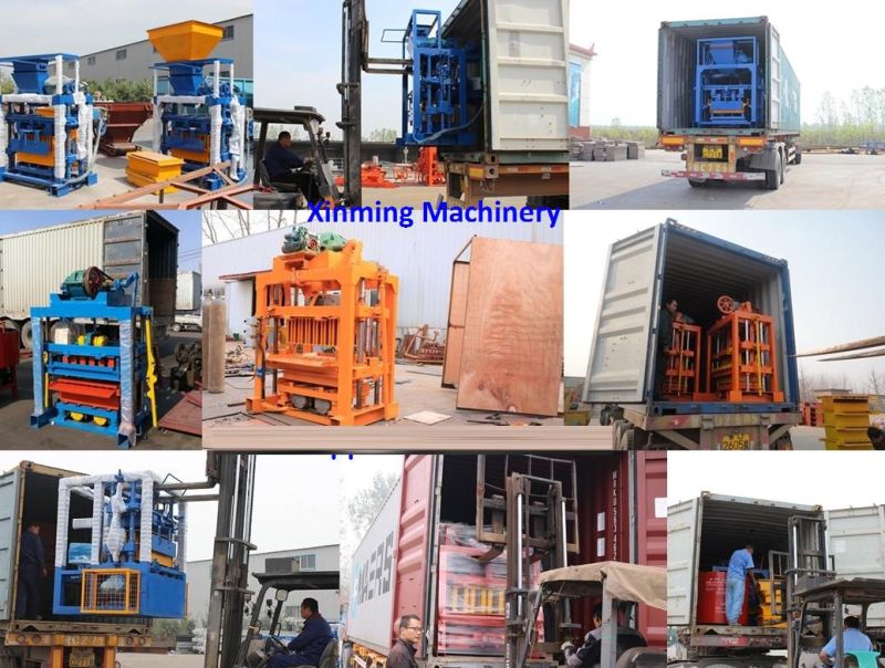 Qt40-1 Semi Automatic Cement Paving Interlock Brick Block Making Machine for Sale