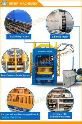 Qt5-15 Automatic Hydraulic Cement Hollow Brick Paver Block Kerb Stone Machine