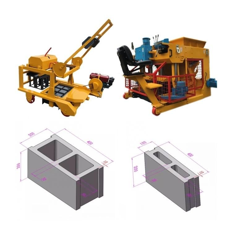 BM01Small Manual Soil Hand Compressed Cement Brick Block Making Machine