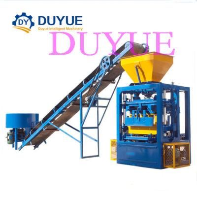 Qt4-24 Electric Type Cement Solid Block Machine Cement Block Machine Small Price