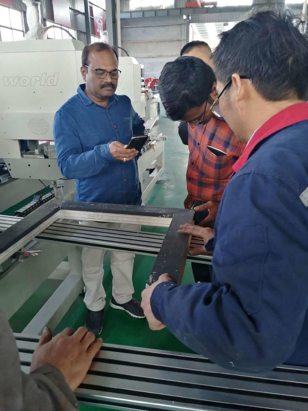 Four Head Welding Machine Seamless Plastic Window Door Machinery Four Heads PVC UPVC Seamless Welding Machine
