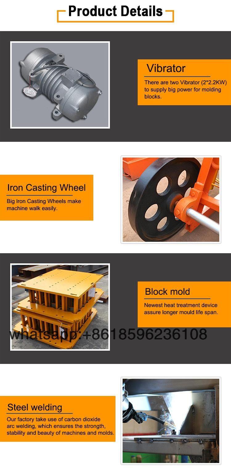 Qmy4-45 Mobile Concrete Block Making Machine