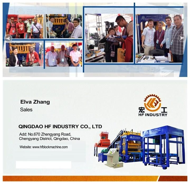 Qt3-20 Best Selling China Concrete Brick Block Making Machine with Hydraulic Pressure