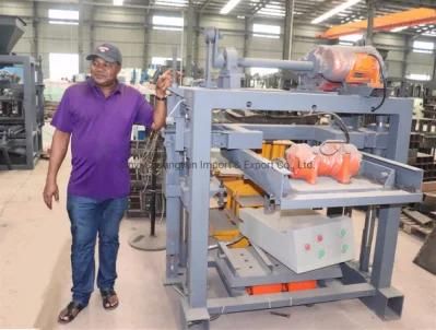 Qt40-2 Small Paver Block Machine / Houdis Brick Making Machine