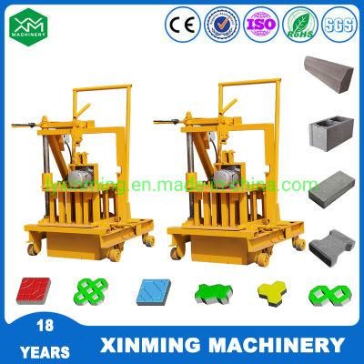 Multipurpose Qmr2-45 Egg Layer Block Machine Brick Moulding Machine with Factory Perice