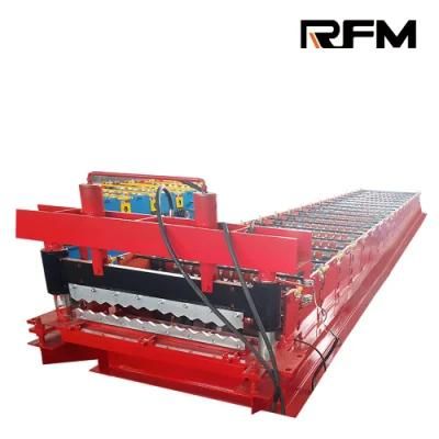 Metal Roof Ridge Cap Roll Forming Machine/Corrugated Roll Forming Machine