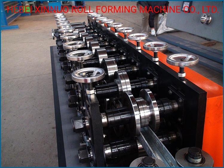 Full Automatic Drywall Metal Section Aluminium Furring Channel Light Gauge Steel Omega Profile Rolling Forming Machines