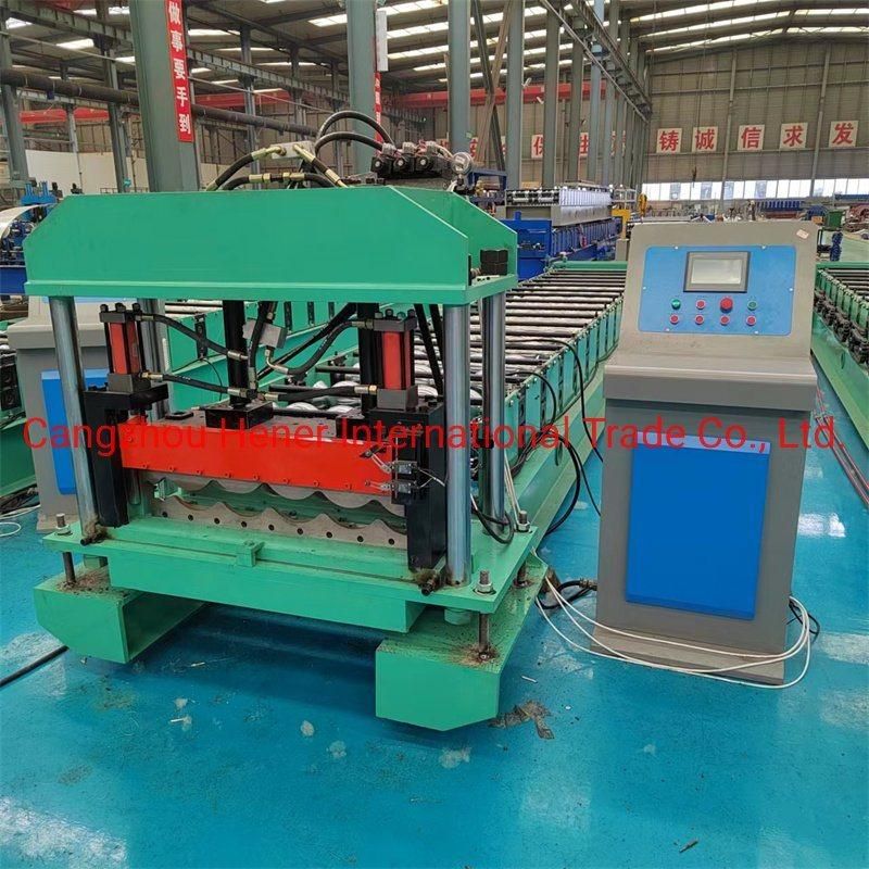 Exporter of Glazed Tile Steel Roll Forming Machine for Roof Profile China