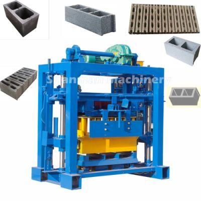 Qt40-2 Cement Concrete Kerbs/Solid/Hollow Block/Brick Making Machinery Paving Interlocking Paving Stone Making Machine Factory