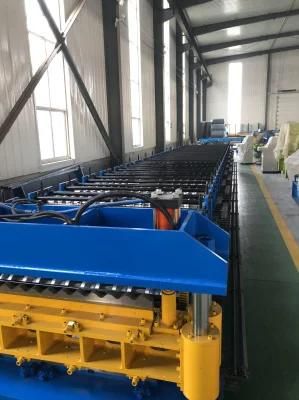 Roof Panel and Tile Sheet of Ibr and Corrugated Double Layer Roll Forming Machine